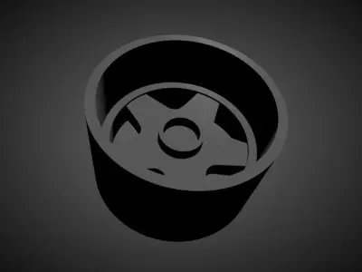 ATS Classic scalable and Printable rim 3D print model