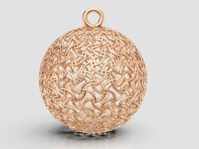 Christmas Ball Tree Decoration 3D print model