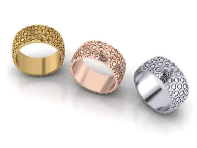 eternity gold ring free Free 3D print model