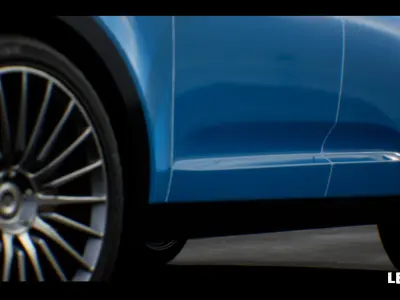 SUV 04 Driveable Animated Realistic Low-poly 3D model