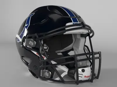 INDIANAPOLIS COLTS Helmet Football AFC SOUTH PBR updated 2025 3D model