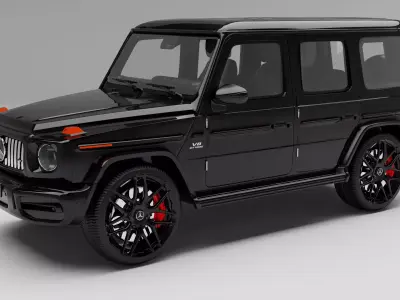 M e r c e d e s AMG G63 with Interior 3D model