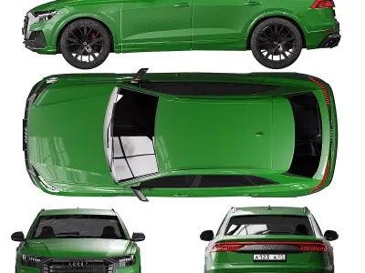 Audi RS Q8 3D model Textured