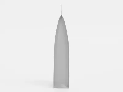 Resealable Spout Pouch Container V6 - Product Packaging Low-poly 3D model