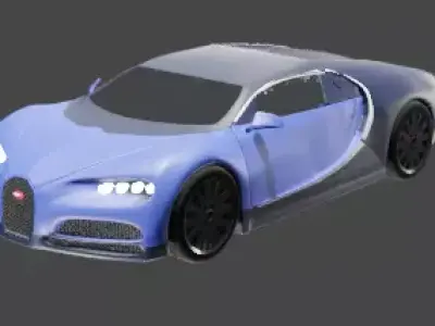 bugatti chiron 3D model
