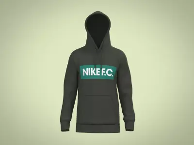 Nike Mens Pullover Fleece Soccer Hoodie 3D model