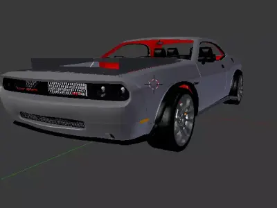 2012 Dodge Challenger SRT8 SRT Demon Concept Free 3D model
