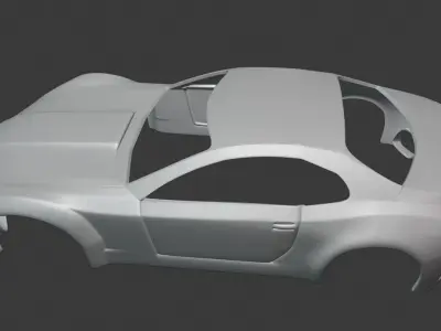 BODY CAR - MERCEDES BENZ  3D print model