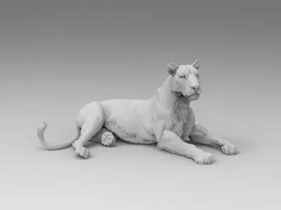 Lion - 3D model