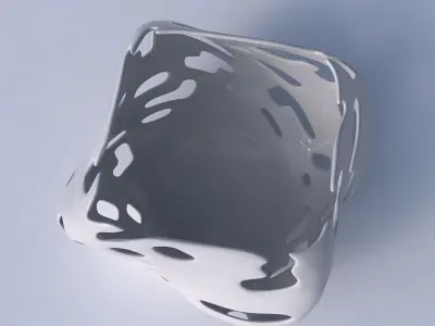 Bowl helix with smooth cuts 3D print model