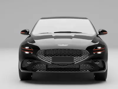 Hyundai-Genesis-G70-2024 with Interior 3D model