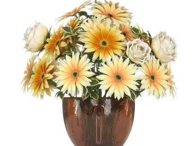 Field Flowers 3D model