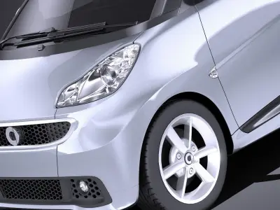 Smart 42 fortwo 2014 VRAY 3D model