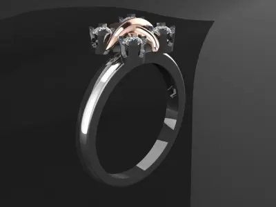 Ring Tiffany  3D print model