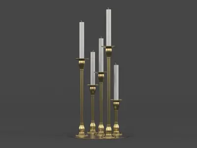 Candle Holder 3D model 3
