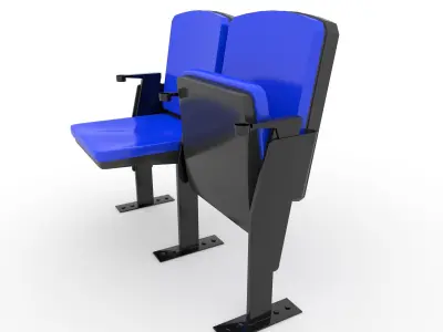 Stadium Seats 3 3D model