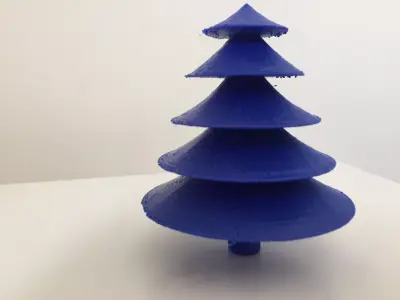 Table top Christmas tree Free 3D print model