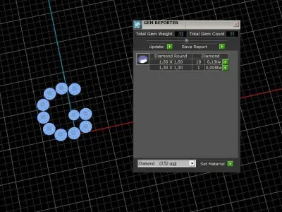 Ring Letter 3D print model