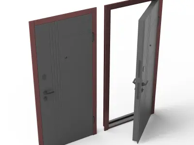 Zevil Door 3D model