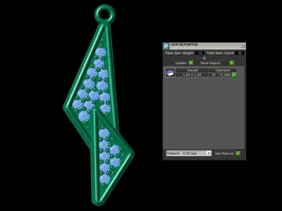 Fashion Pendant 3D print model