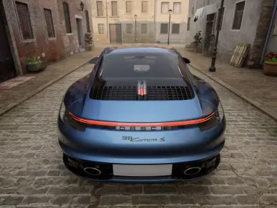 Porsche 911 Carrera S 2019 3D model