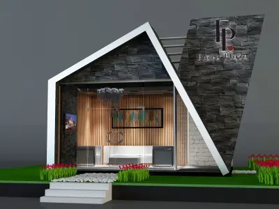  Show Room Store Exhibition a670 H 3D model