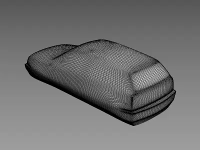 The silhouette of the car 1998 Volkswagen GTi VR6 MkIII 3D print model
