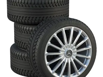Mercedes wheels 3D model