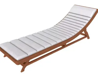 chaise lounge 3D model