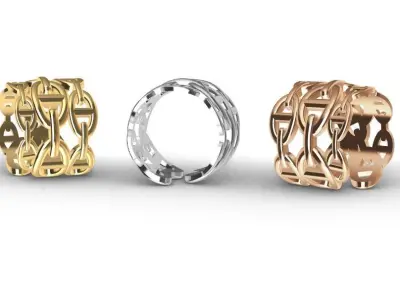 Rings Hermes  3D print model