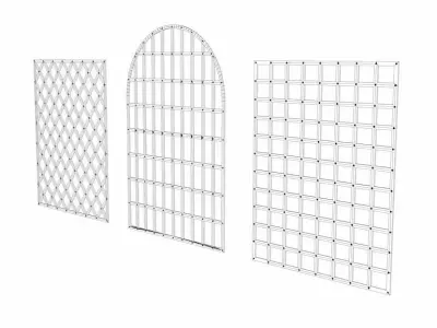 Trellis for climbing plants Free 3D model