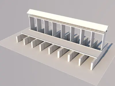  Check Dam 3D model