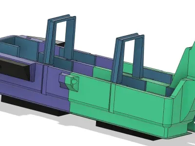 Camry 2018 trunk mount for POWER CORE 6200LFP and 13400LFP 3D print model