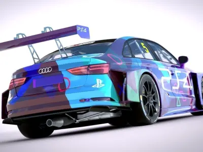 Audi RS3LMS 3D model