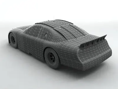 2002 Dodge Intrepid Stock Car NASCAR 3D model