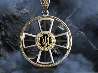 Ukranian Army Emblems 3D print model