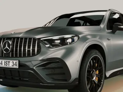 Mercedes Benz GLC63 3d Model 3D model