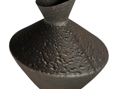 Koyu Renk Vazo 3D model