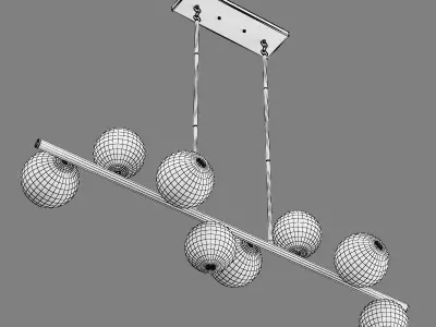 815083 Croco Lightstar Pendant chandelier 3D model