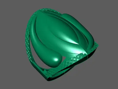 Plain Ring Women Ready STL 3DM Models Womens Rings 3D models 3D print model 81