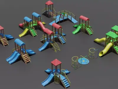 Sports town assist 3D model