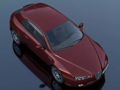 Alpha alfa romeo car 3D model