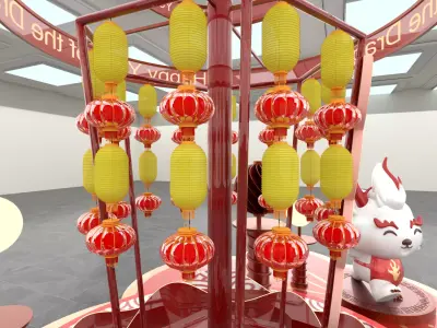 beautiful tet decor design Texture