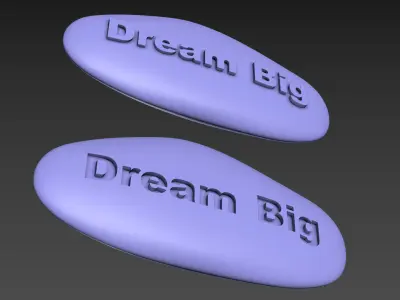 Stone Dream Big 3D print model