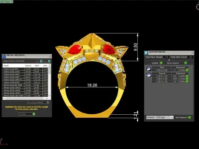 A28A Leopard Ring 3D print model
