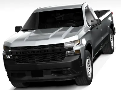 Chevrolet Silverado 1500 WT 2019 3D model