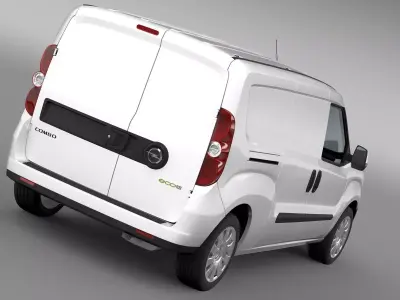Opel Combo LWB Cargo D 2015 3D model