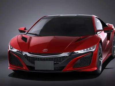 Acura NSX 2016 VRAY 3D model