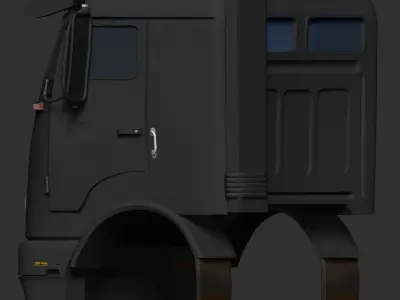 LP-321 truck cabin 3D print model