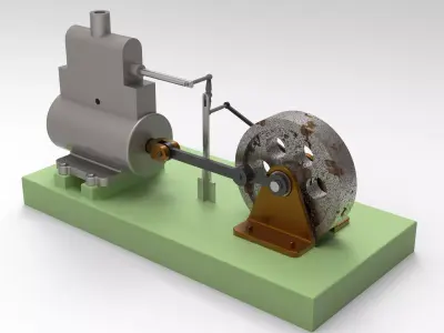 STEAM ENGINE 3D print model